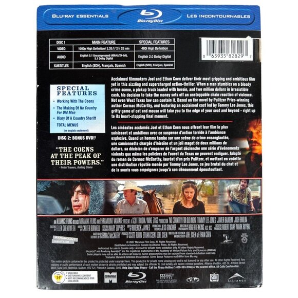 No Country for Old Men Blu-ray w/ Bonus DVD - Picture 5 of 8
